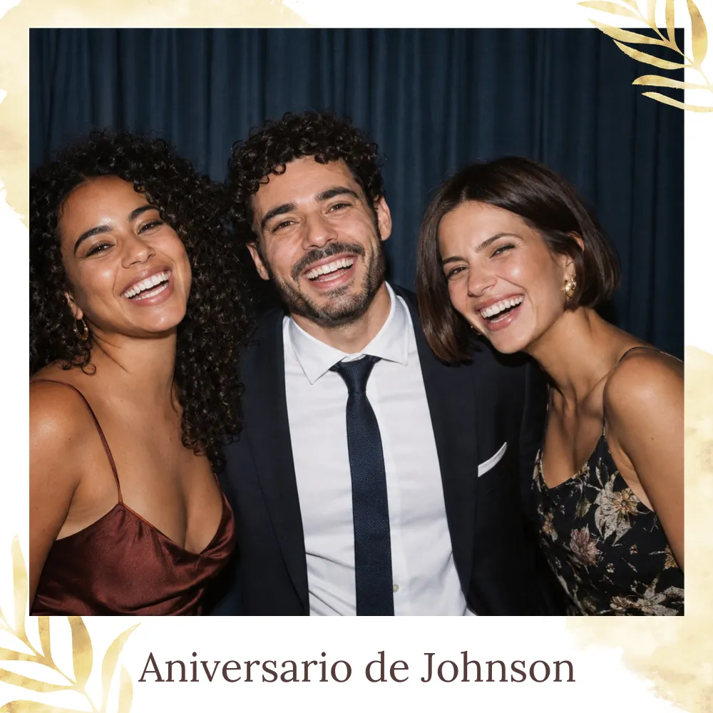 Vista previa de la plantilla de fotomatón Pan de oro en Cuadrado 13×13 (5×5 pulgadas)