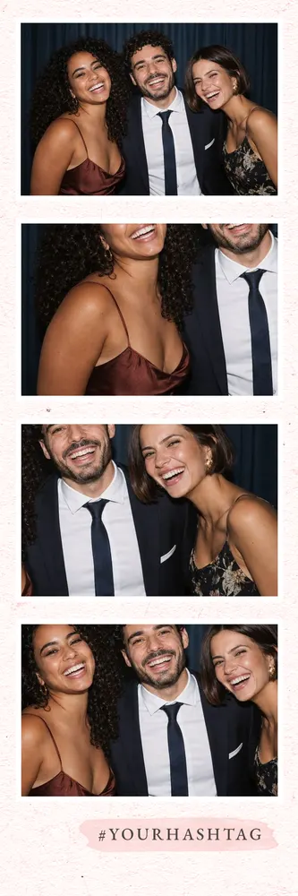 Aperçu du modèle Touche Rose en bandelette 5×15, avec une photo d’exemple